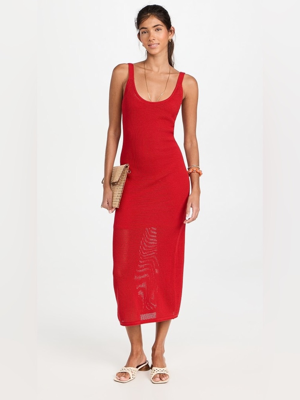 STAUD Jessica Coverup Dress | Ruby